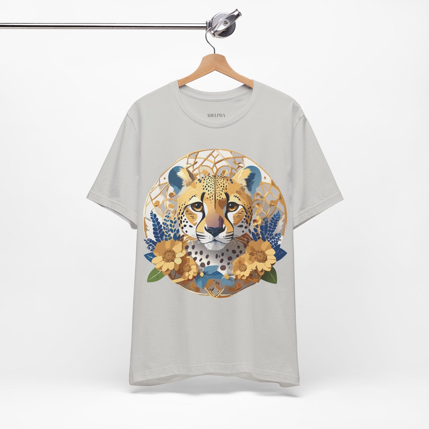 Medallion Graphic Unisex 100 Cotton Vintage Animal Medal Artwork Tee 53