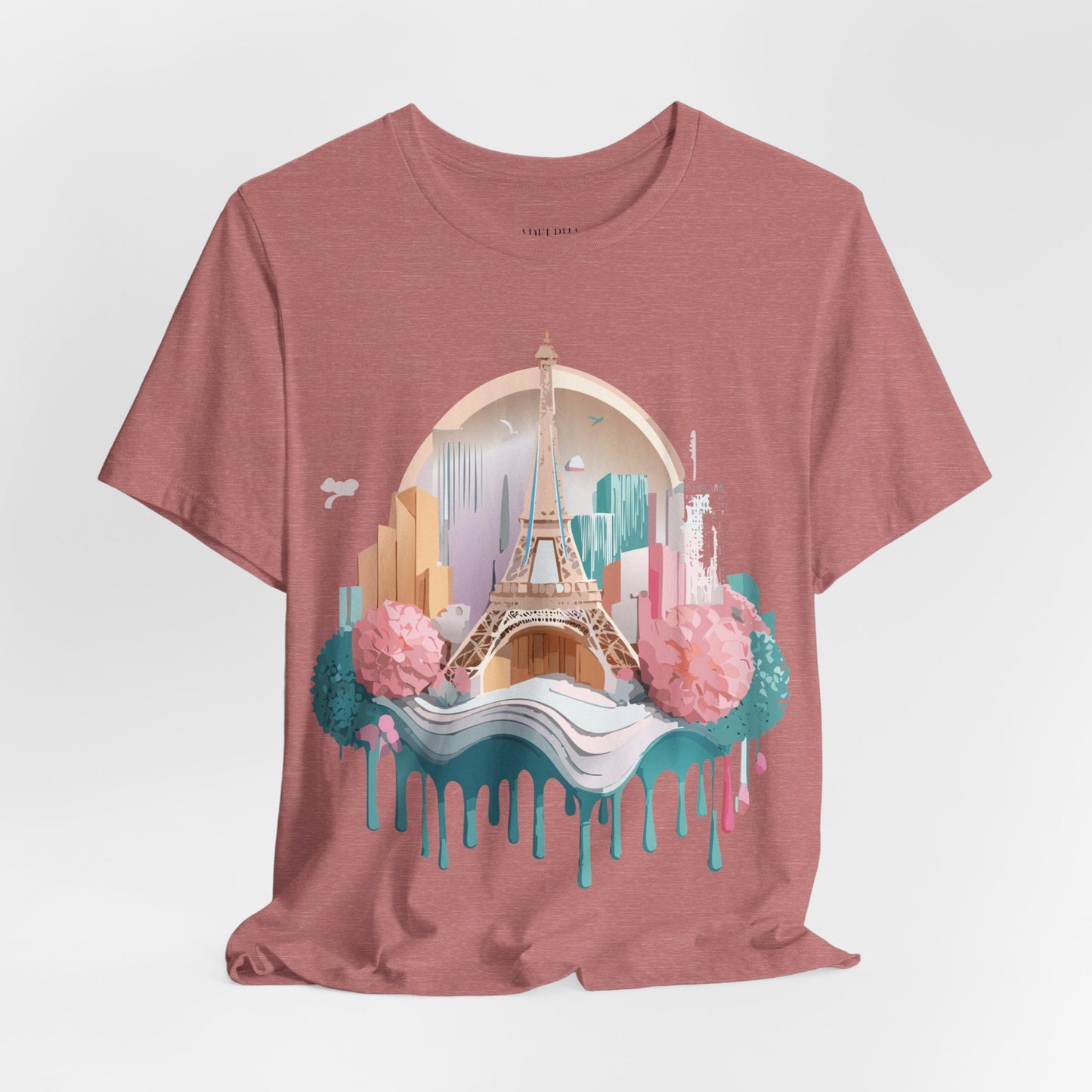 Paris Tourist Shirt Unisex Graphic Tee With Vintage Adelpha Artwork And Travel Style
