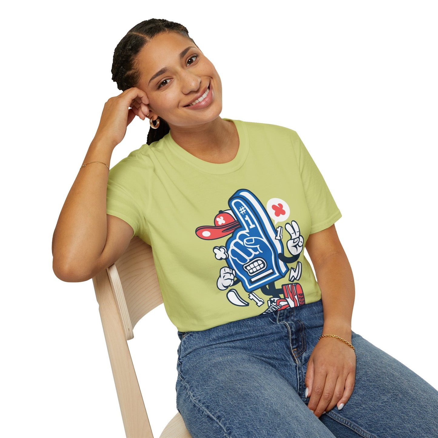 Cartoon T Shirt Animation Tee Unisex Funny Tee Gildan Softstyle 64000 100 Percent Ring Spun Cotton