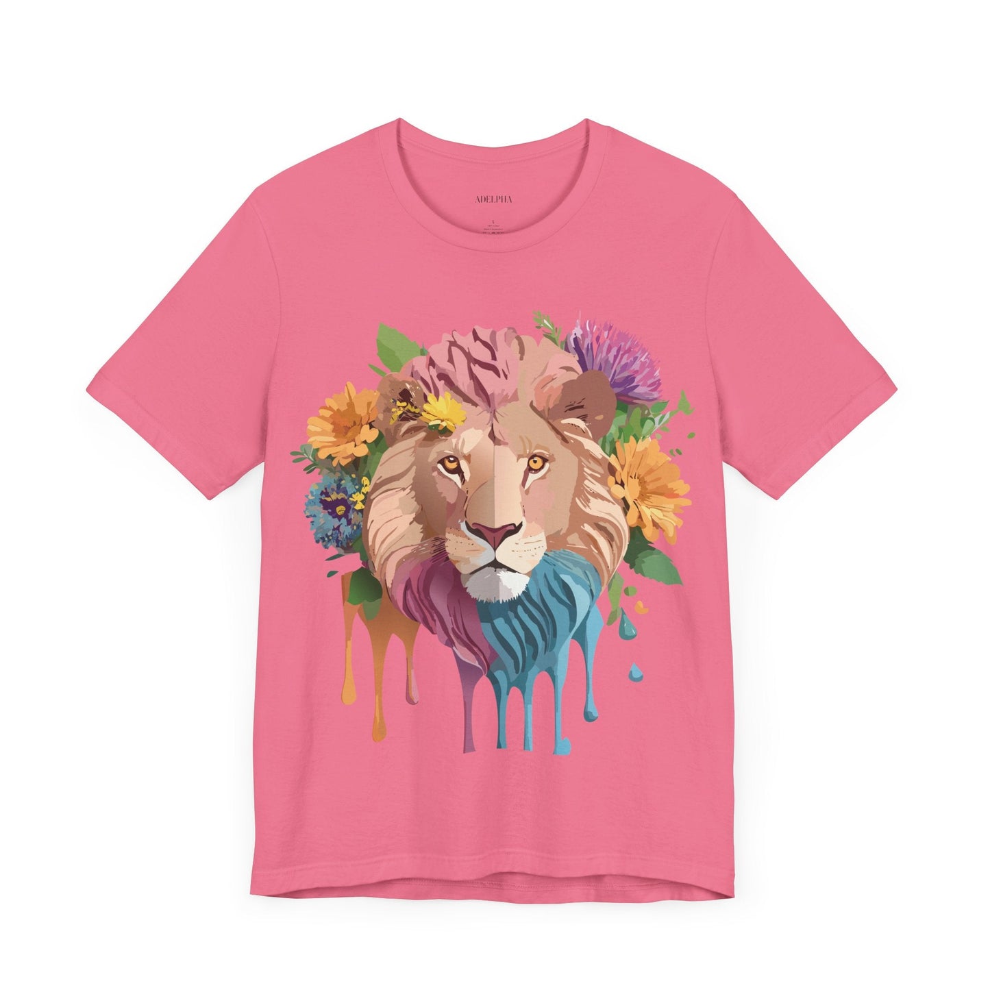 Lion Graphic Tee Unisex Jersey Short Sleeve Art Design Premium Vintage Inspired By Adelpha
