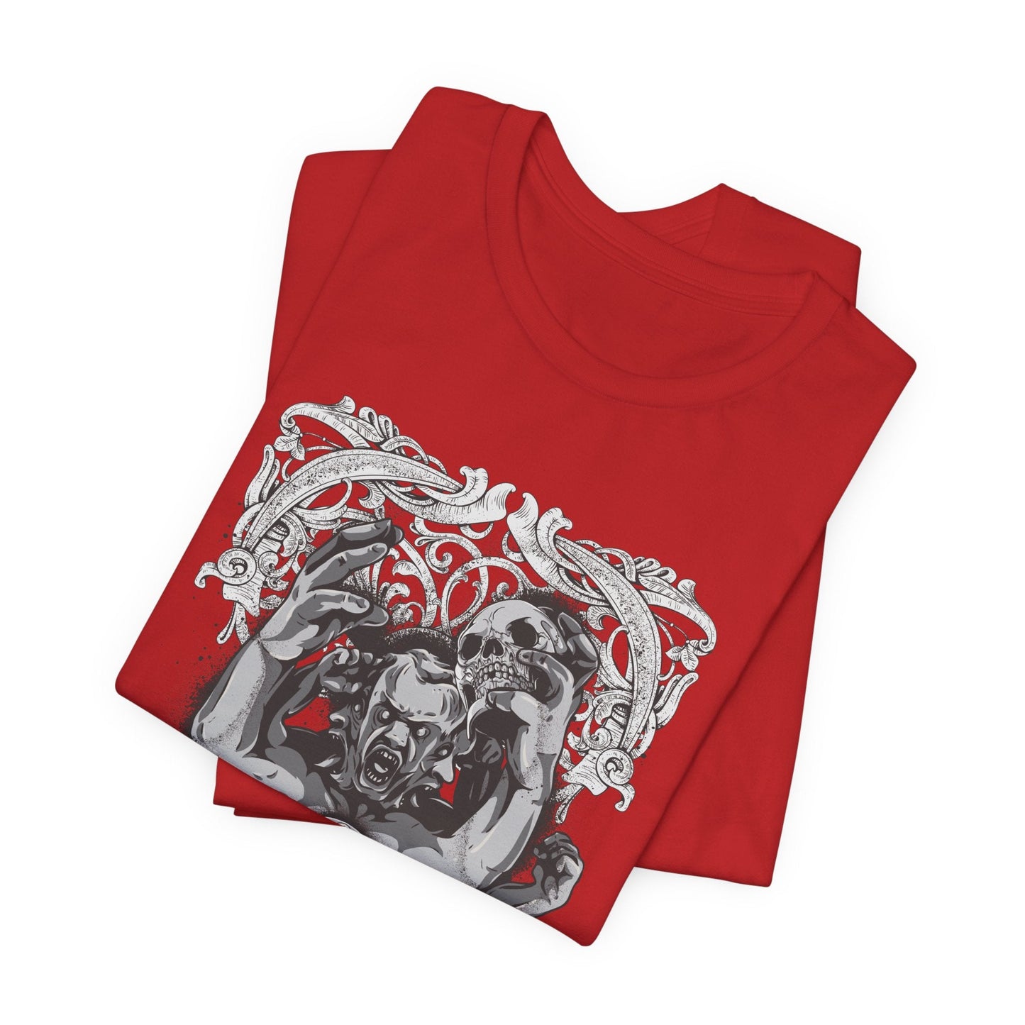 Mask Artwork Illustration Graphic Unisex Cotton T-Shirt r17