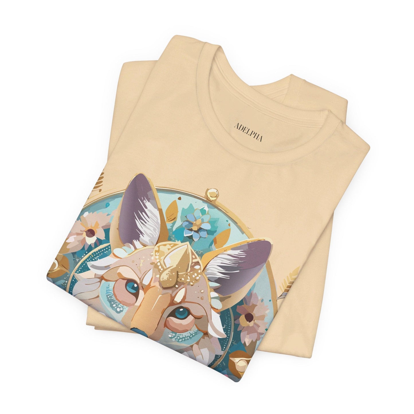 Medallion Graphic Unisex 100 Cotton Vintage Animal Medal Artwork Tee 86