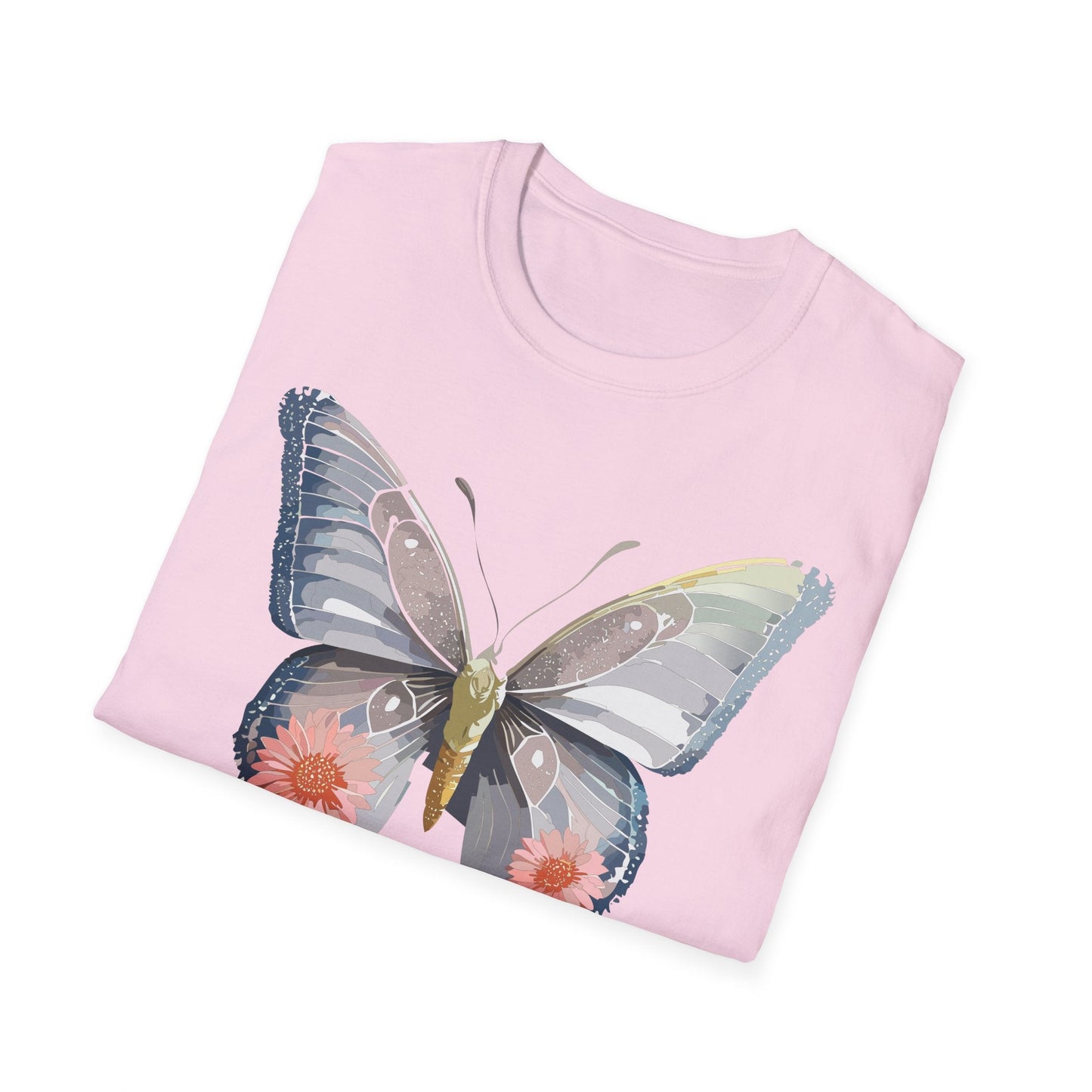 Butterfly Shirt Unisex T Shirt 100 Percent Ring Spun Cotton Softstyle Tee Monarch