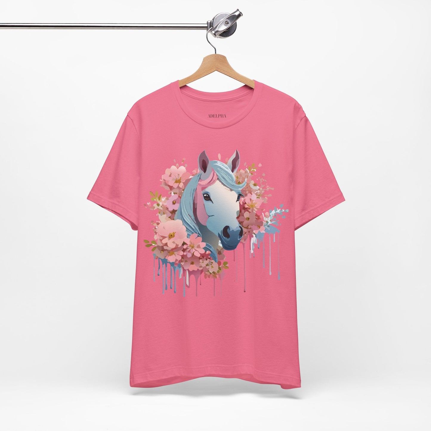 Horse Graphic Unisex 100 Cotton Vintage Animal Art T-Shirt 15