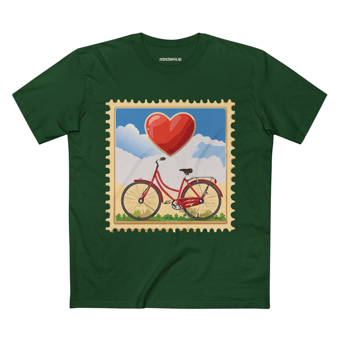 Stamp Shirt Postage Stamp Shirt Unisex Premium Cotton Tee With Original Art Design Retro2Nova