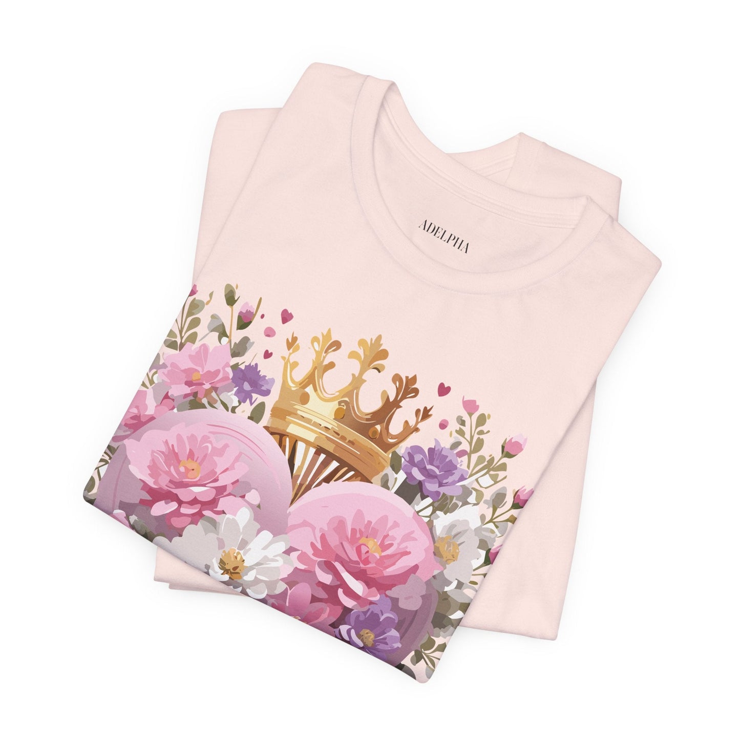 Valentine Day Graphic Unisex 100 Cotton Vintage Artwork with Love and Flower Design Tee 2