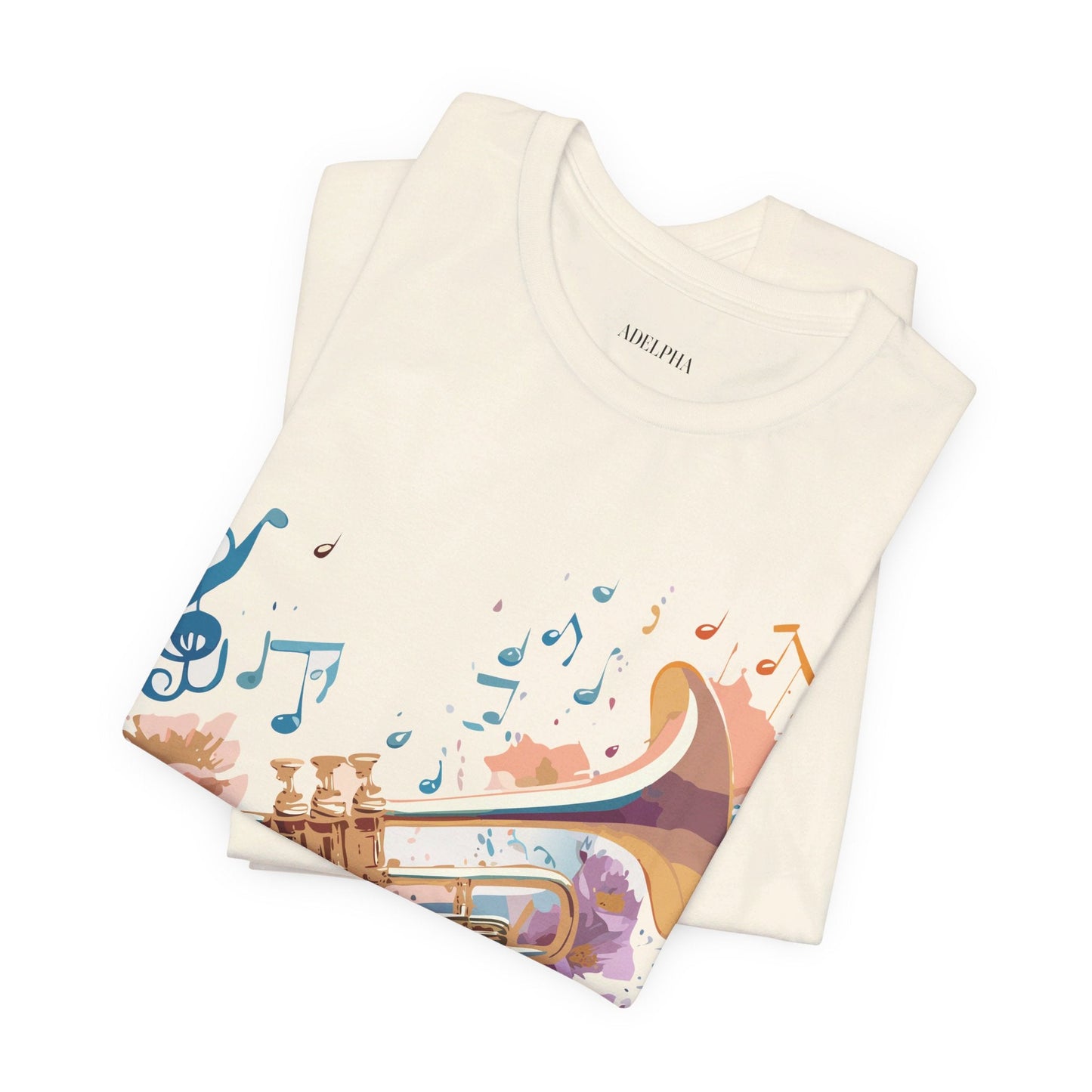 Music Graphic T Shirt Unisex Vintage Inspired Art Tee Adelpha Short Sleeve Design