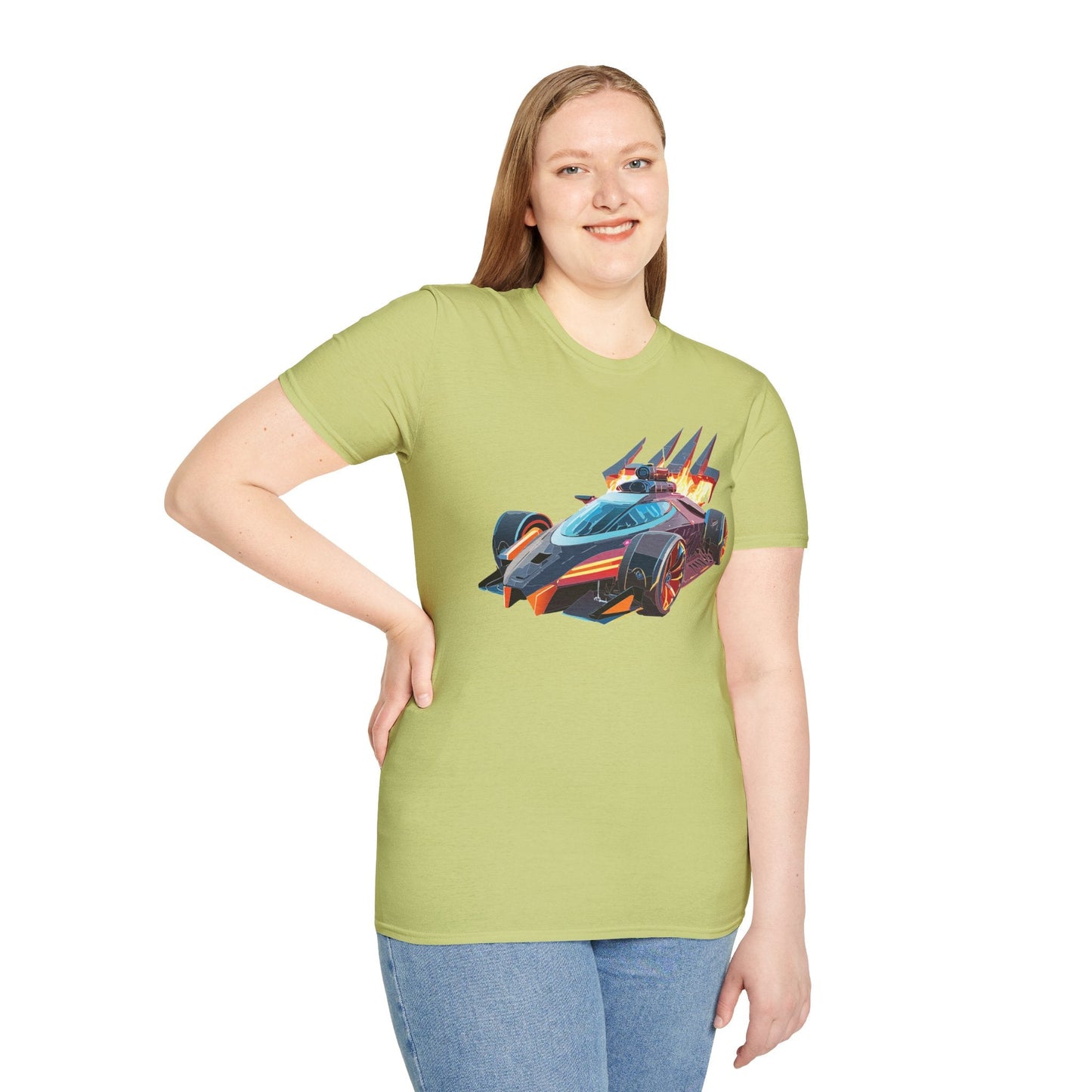 Car T Shirt Unisex Softstyle Cotton Tee With Cars Graphic Hot Wheels Design For Men Women