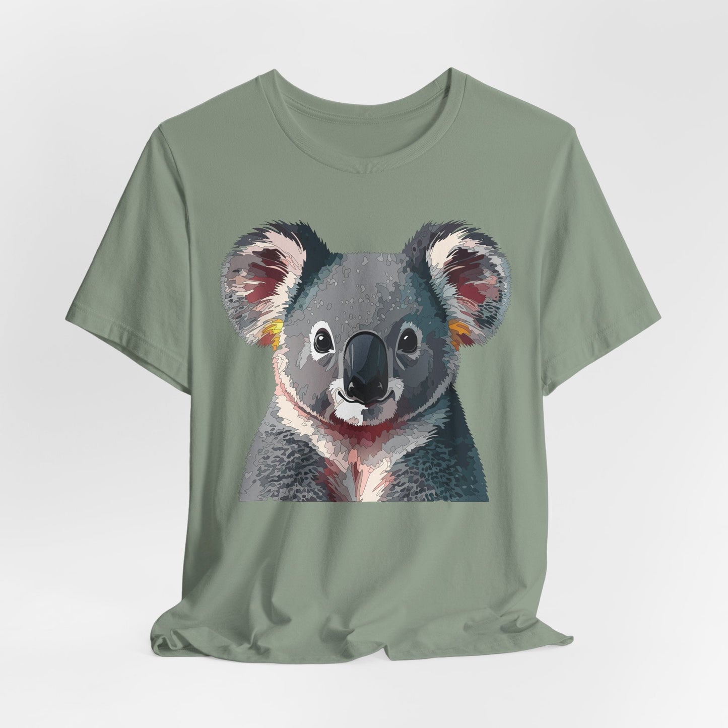 Unisex Animal Print Tee Shirt With Animals Art Design And Wildlife Graphic Comfortable Everyday Wear