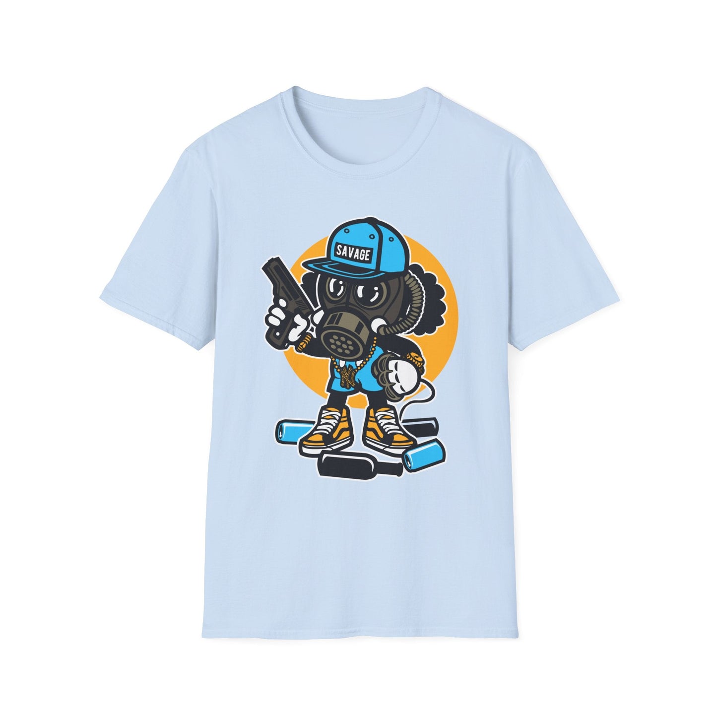 Cartoon T Shirt Animation T Shirt Funny Tee Shirt Unisex Gildan Softstyle Cotton Tee 64000