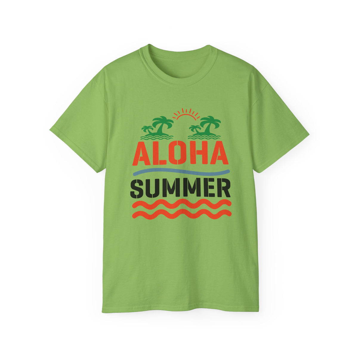 Aloha Summer Shirt | Tropical Palm Beach Tee