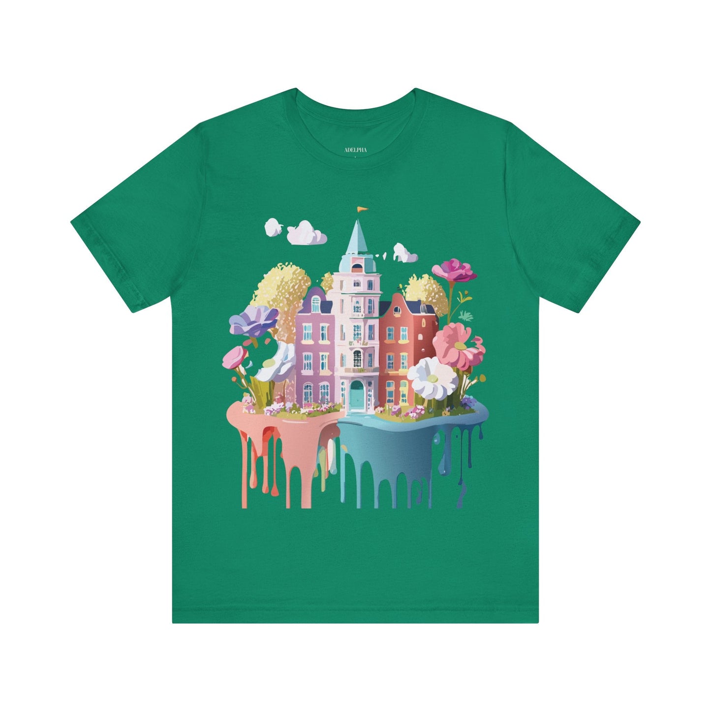 Amsterdam Tourist Shirt Unisex Graphic Tee Vintage Inspired Artwork Art Design By Adelpha