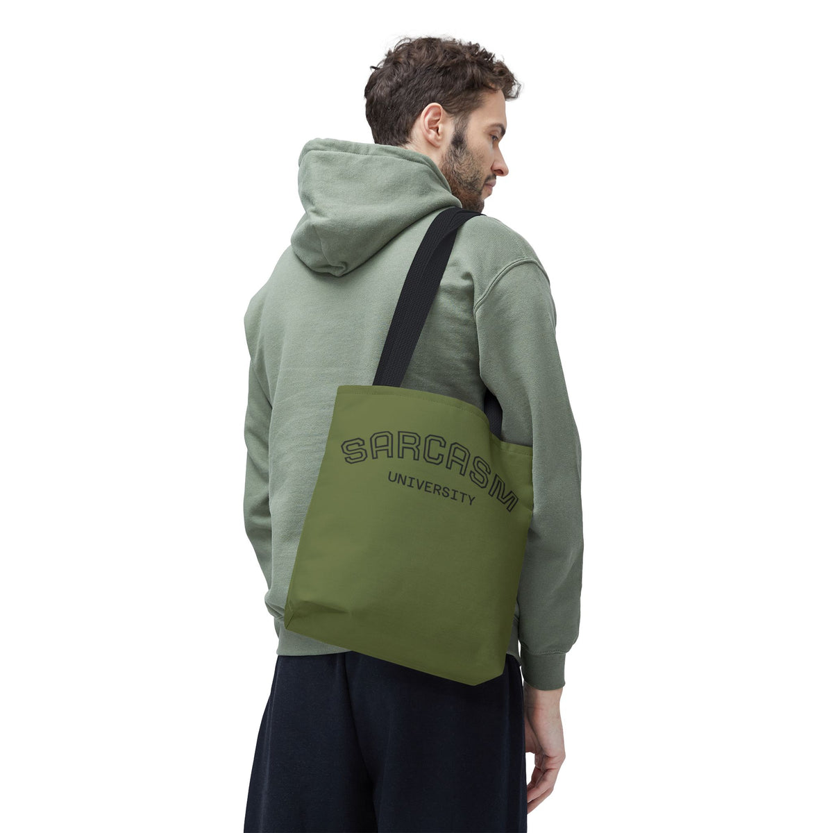 University GREEN COLOR CANVAS BAG  100% SPUN POLY 3 SIZES BAG-C1