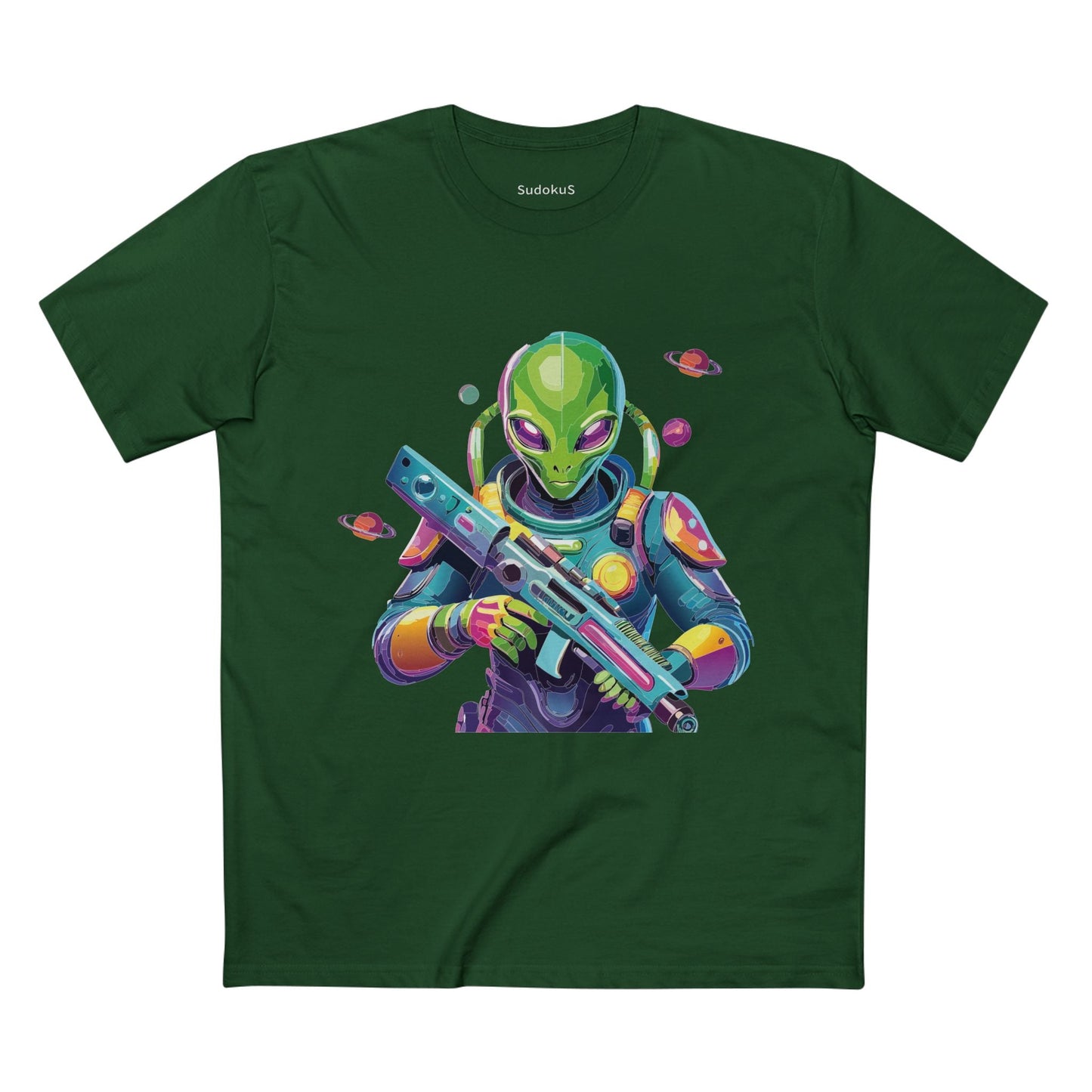 Aliens Graphic Unisex 100 Cotton Staple Tee 58
