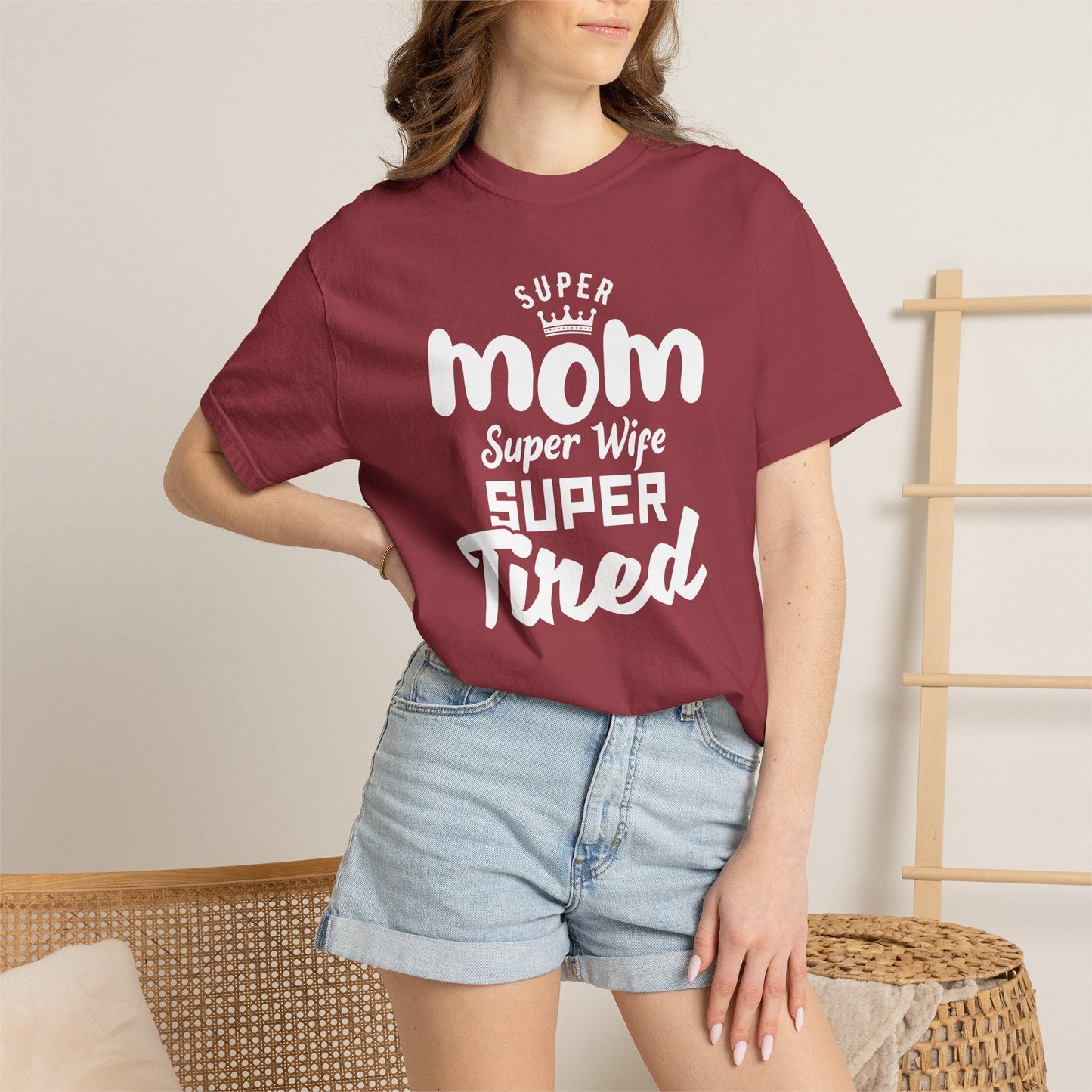 Mom T-shirt Mother's Day Mama Tee Unisex Comfort Colors Garment-Dyed Cotton h45