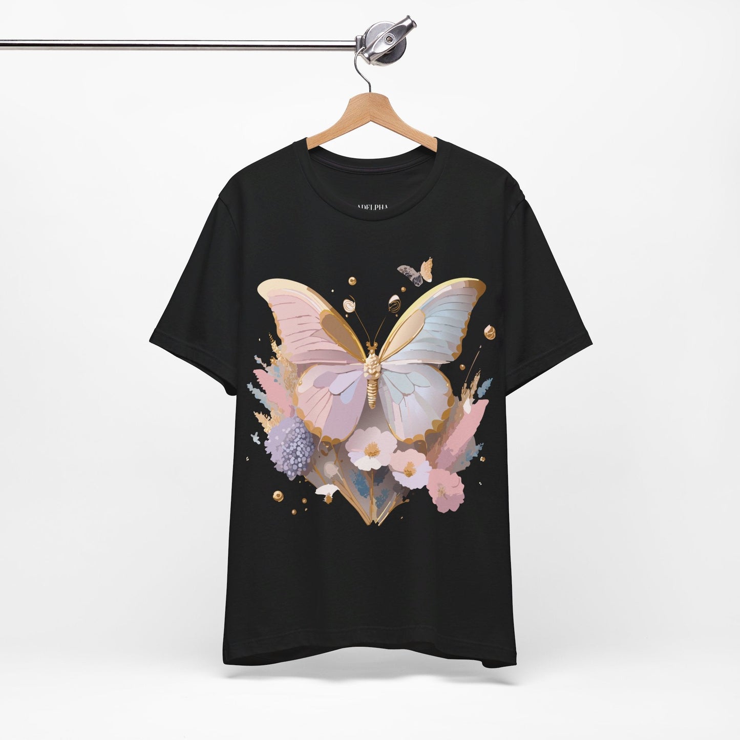 Butterfly Graphic Tee Unisex Vintage Inspired Art Adelpha Apparel Collection