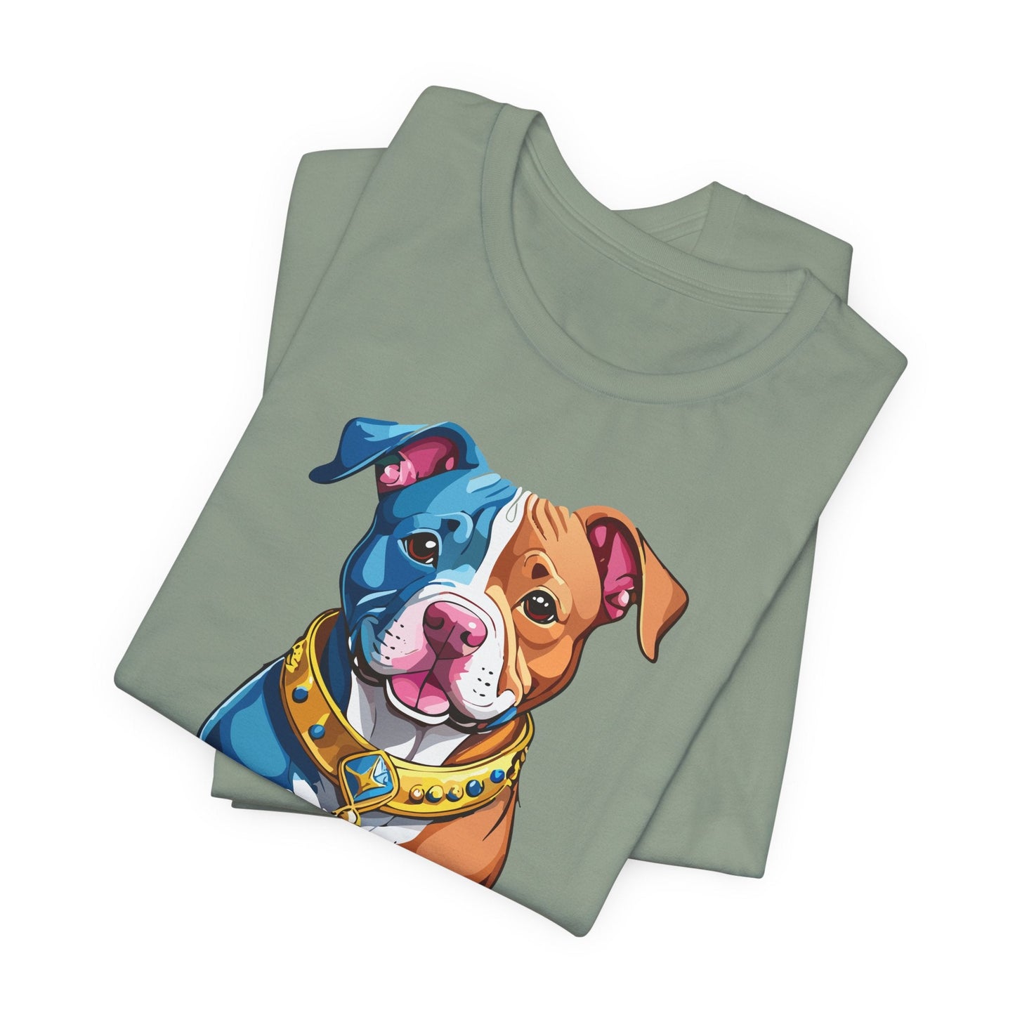Unisex Animal Shirt Art Design Tee With Wild Animals Print Short Sleeve Jersey Tee
