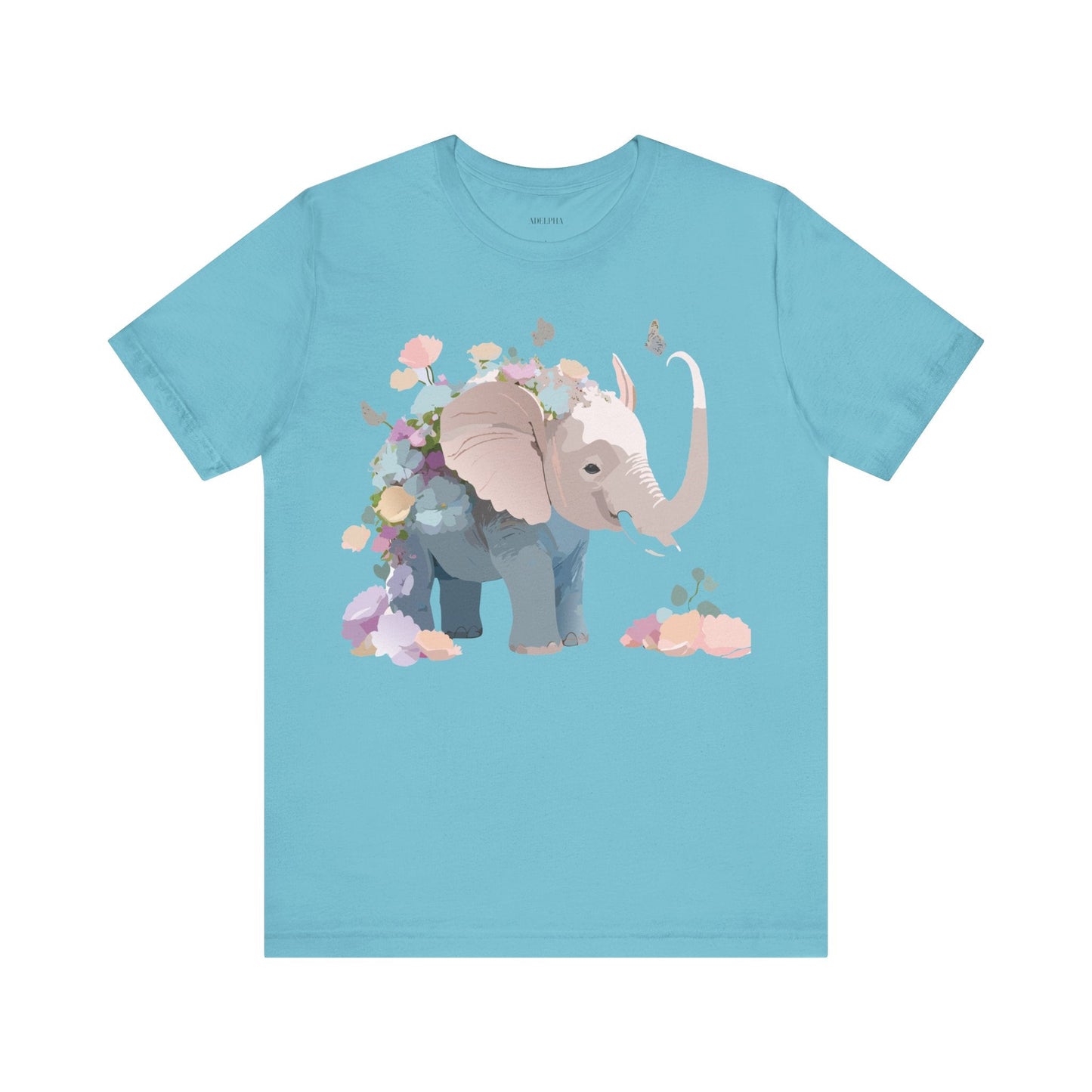 Elephant Graphic Tee Unisex Jersey Short Sleeve Art Design Adelpha Premium Vintage Inspired