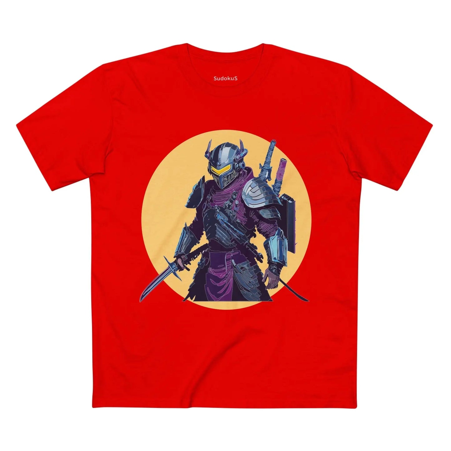 Samurai Graphic Unisex 100 Cotton Staple Tee 1