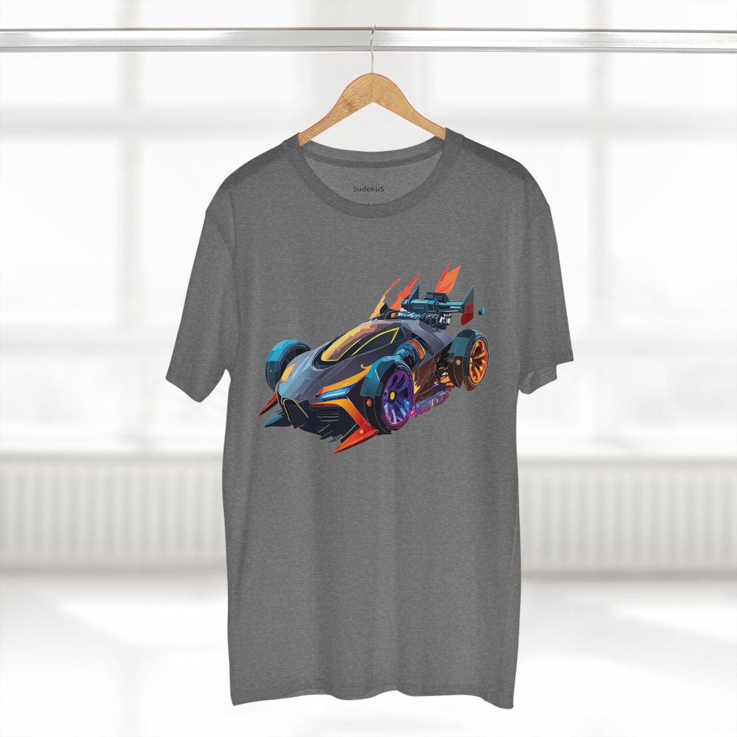 Car Graphic Unisex 100 Cotton Staple Tee 14