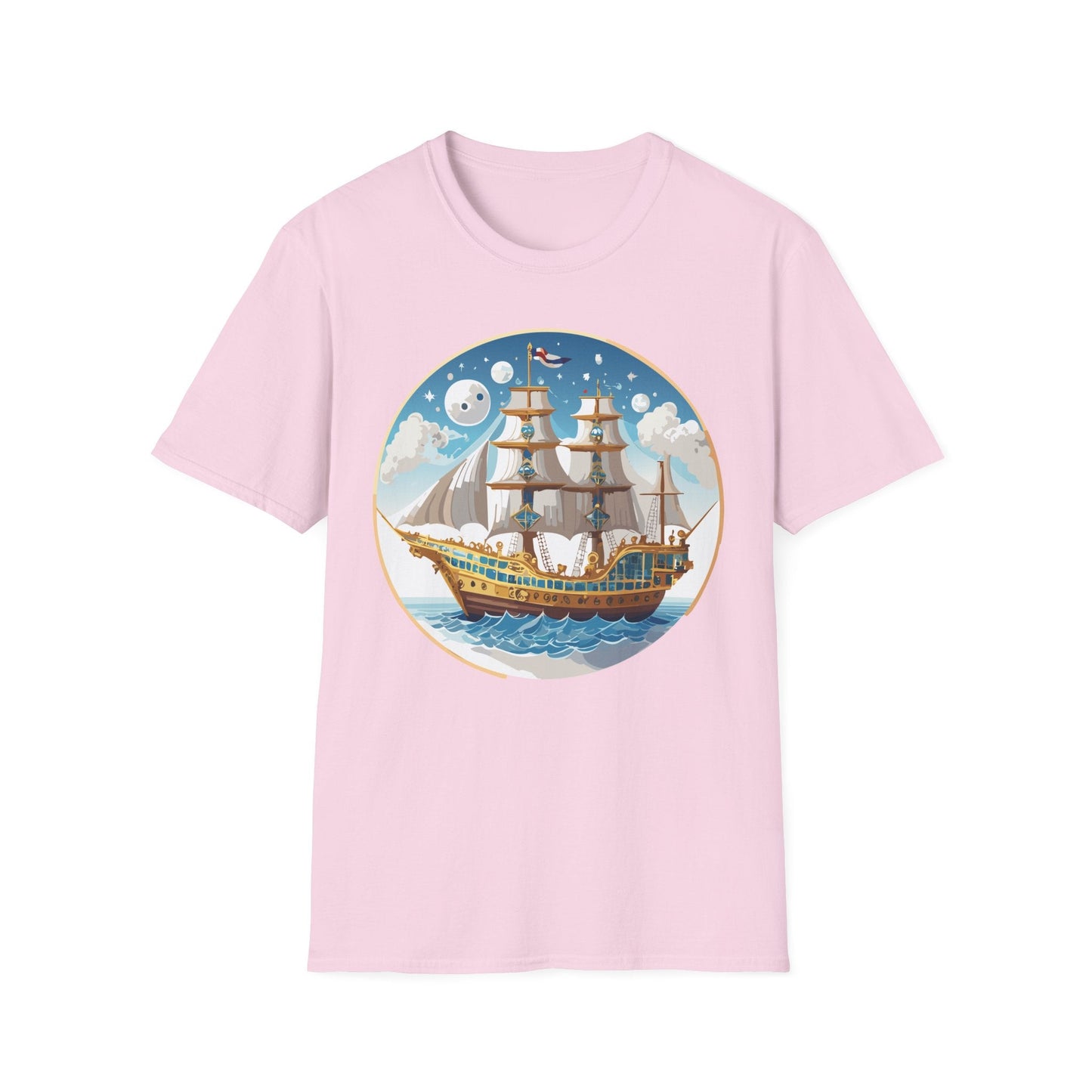Ship T Shirts Frigate T Shirts Vessel Tee Shirt Unisex Softstyle 100 Percent Ring Spun Cotton Tee