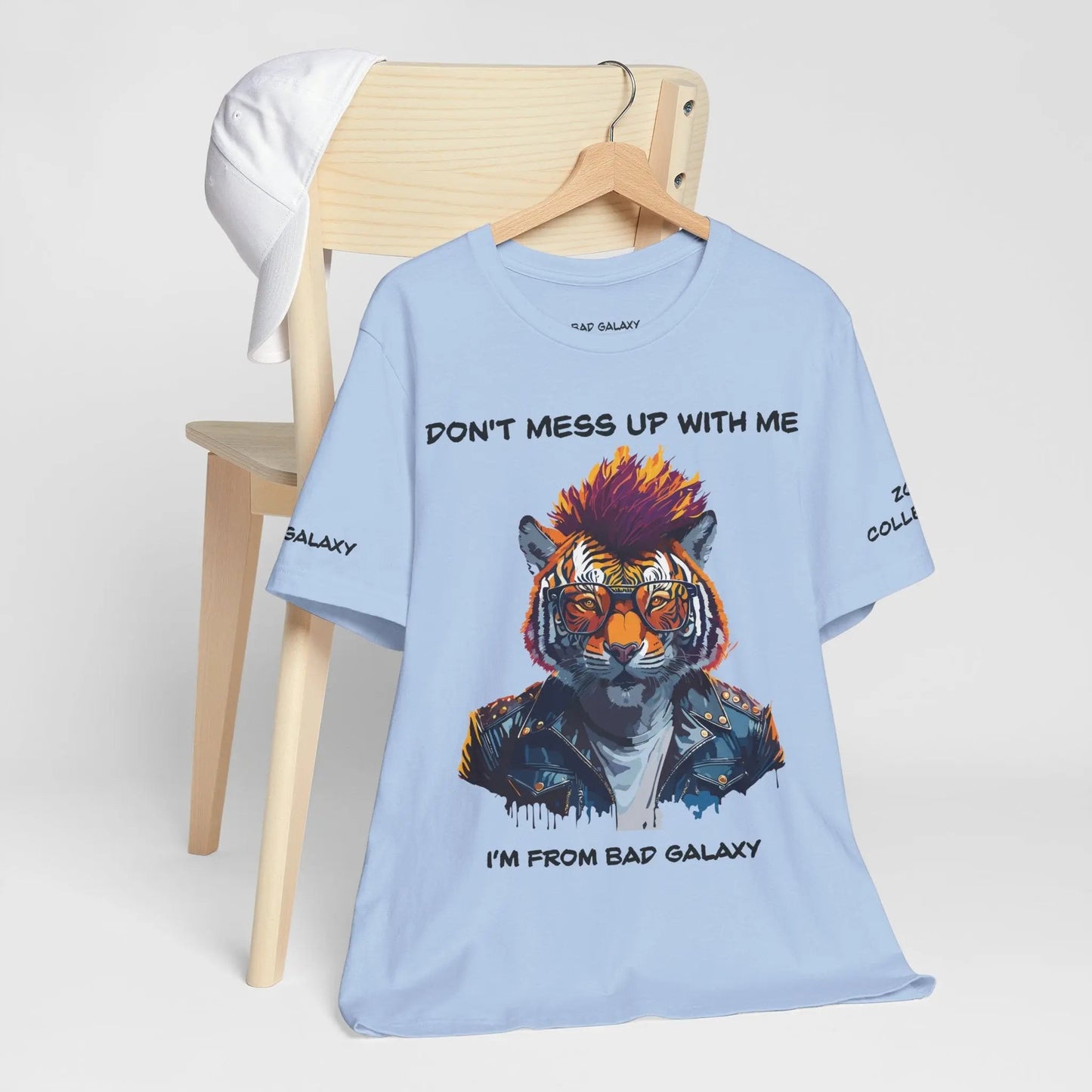 Bad Galaxy Animal T Shirt Cotton Comfort Eco Friendly Inks Printed In USA Free Shipping