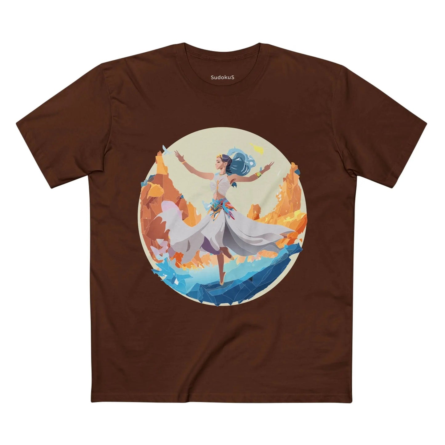 Dancer Graphic Unisex 100 Cotton Staple Tee 12
