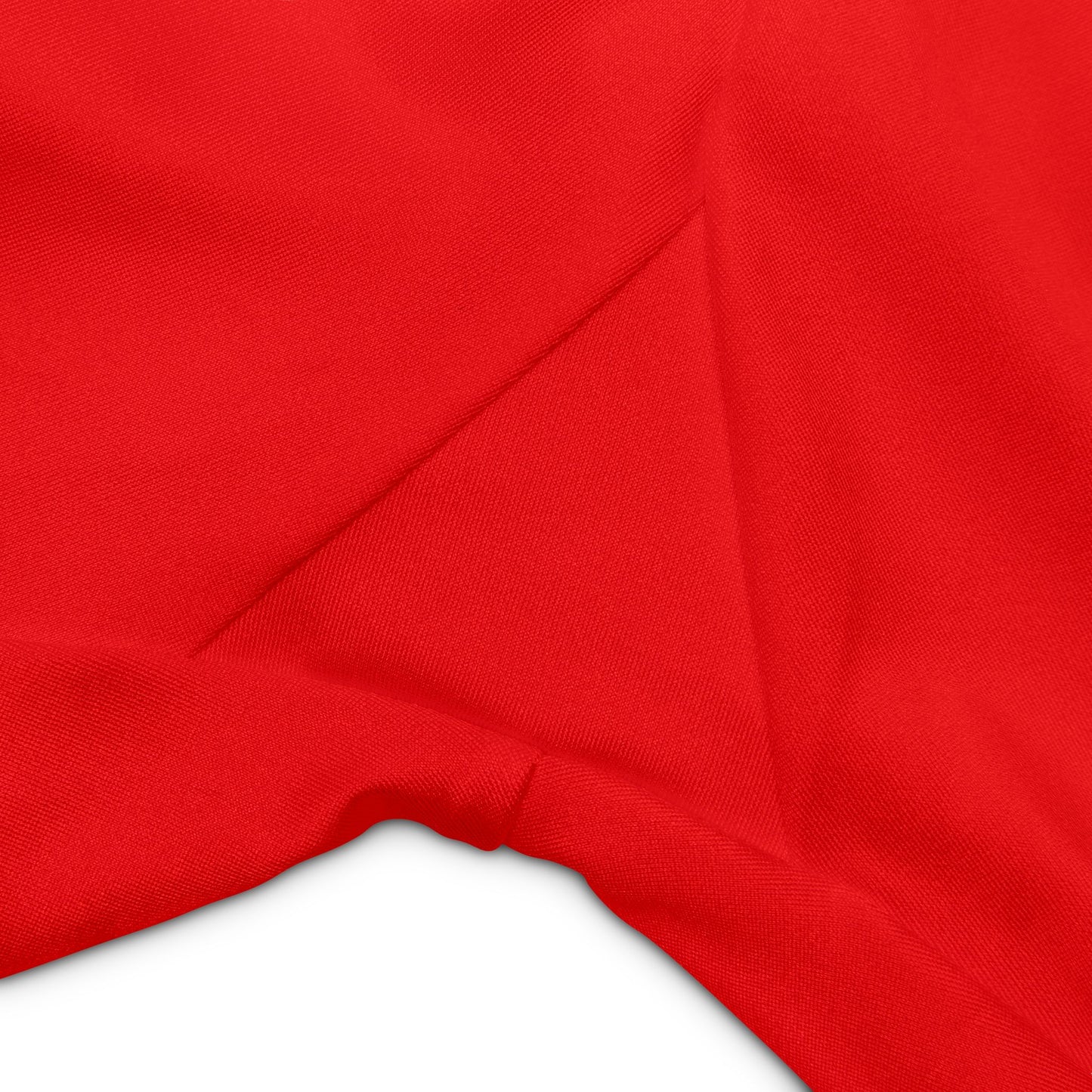 Pure Red High-Waist Workout Shorts — Women's Athletic Biker Shorts for Gym, Yoga & Running