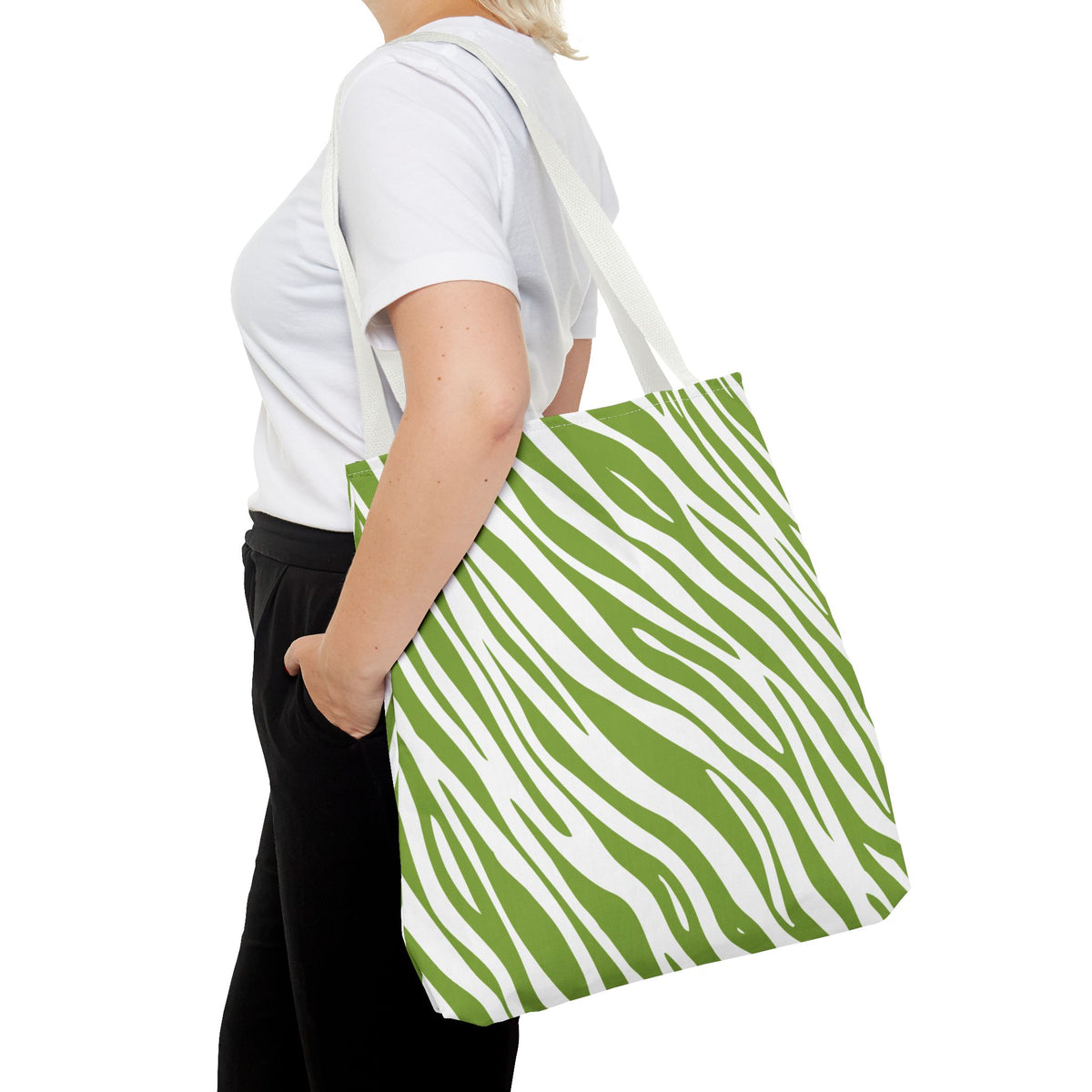 Bolsa de lona con estampados de animales 
