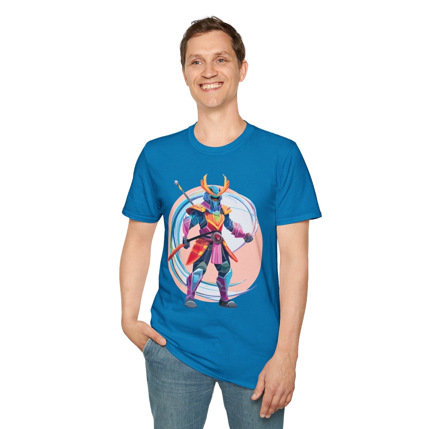 Samurai Shirt Unisex Softstyle T Shirt Gildan 64000 Ring Spun Cotton Tee For Everyday Comfort