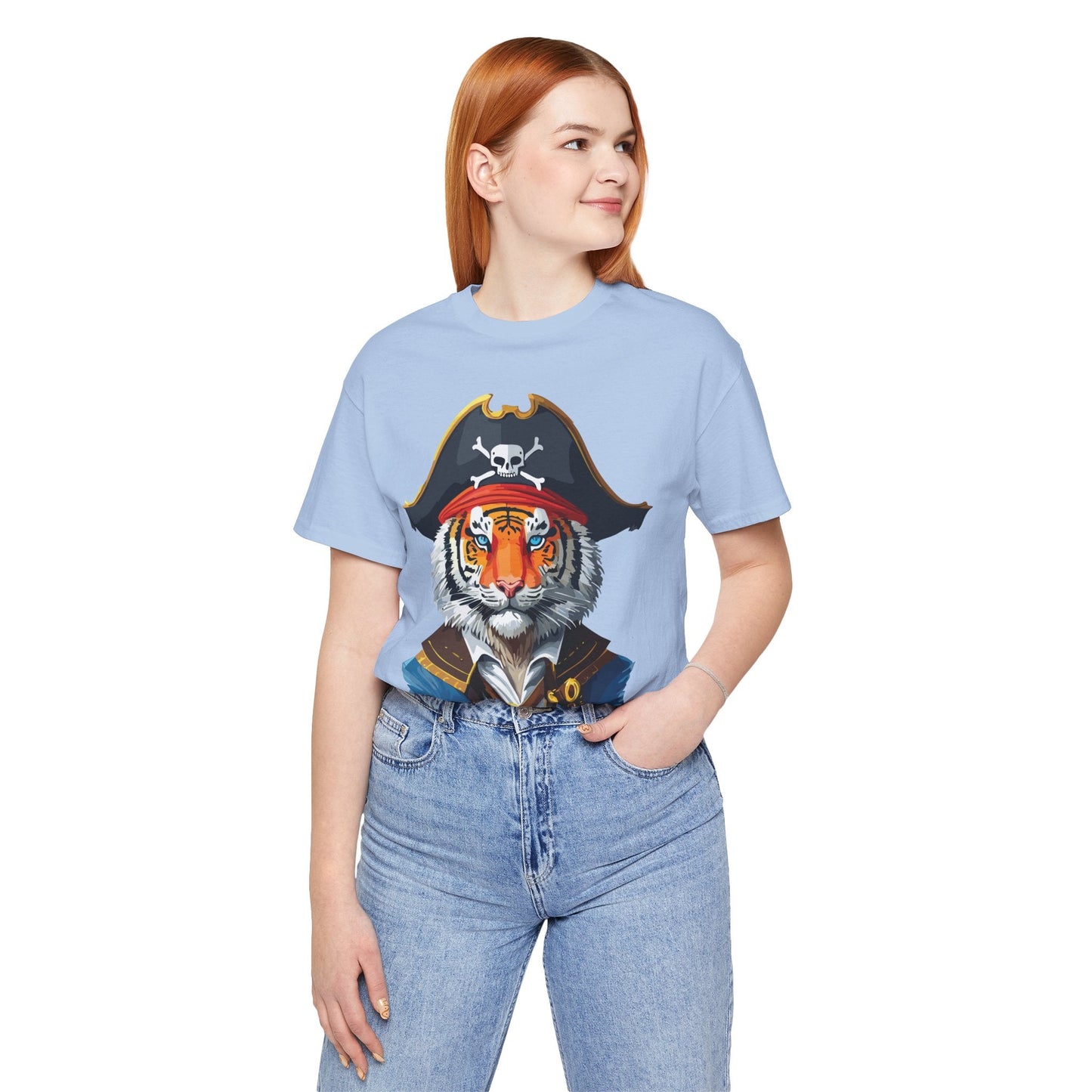 Unisex Animal Tee Shirt With Art Design Wild Animals Shirt Gildan Softstyle 64000