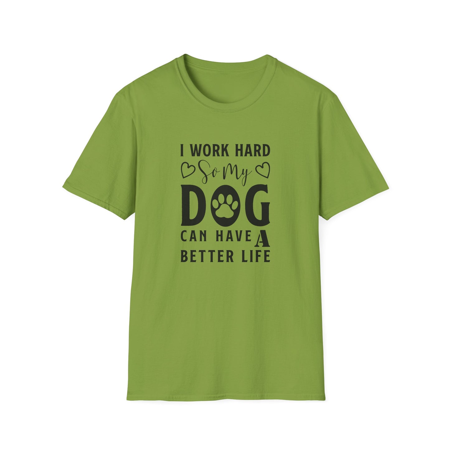 Funny Dog Lover Graphic Unisex Cotton T-Shirt Softstyle