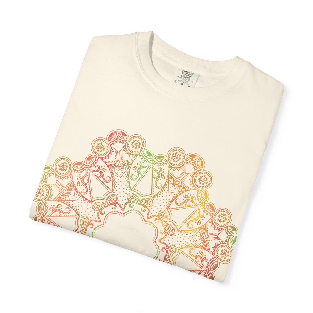 Mandala Graphic Tee Unisex 100 Cotton Comfort Colors T-Shirt 190