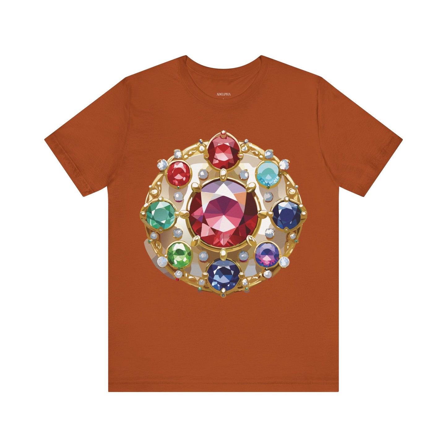 Adelpha Graphic T Shirt Unisex Vintage Artwork Tee Jewelry Design Short Sleeve Art Print