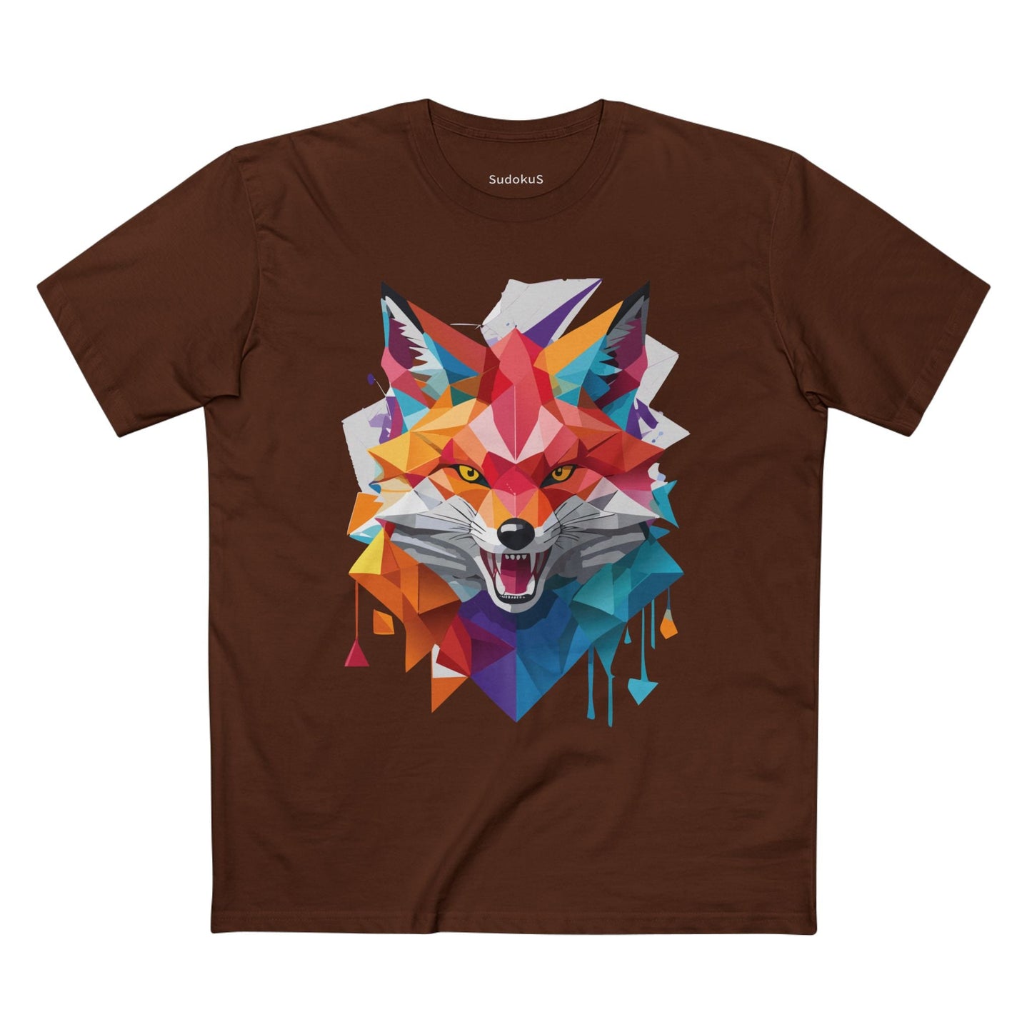 Fox Graphic Unisex 100 Cotton Staple Tee with Animal Design Artwork 21