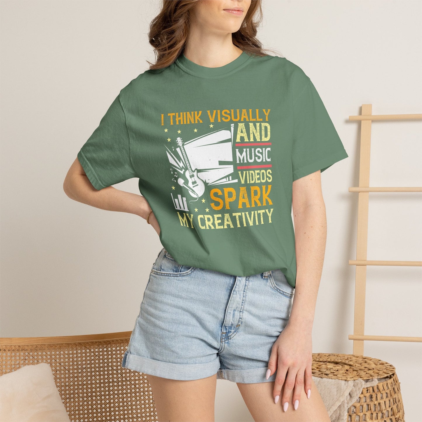 Music Graphic Design Unisex Cotton T-shirt m14