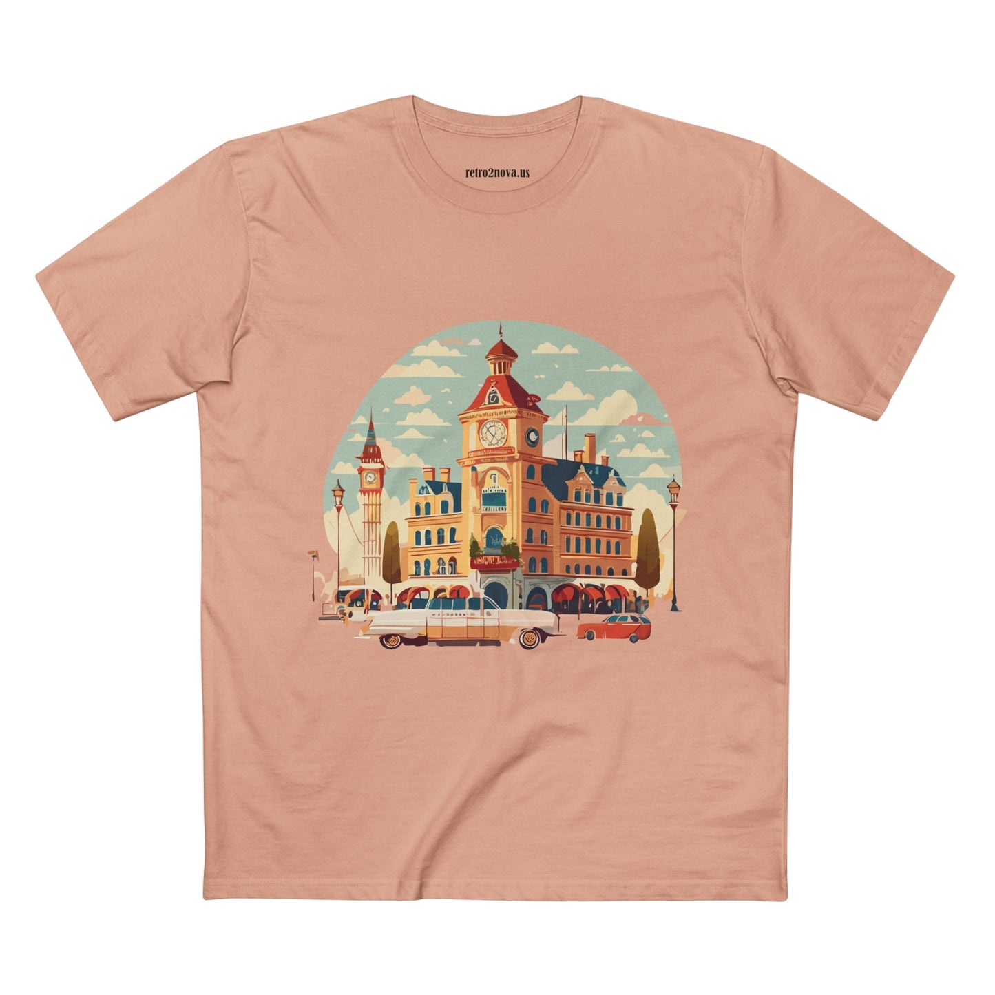 Retro Car Shirts Vintage Car Shirts RC3 Unisex Premium Cotton Tee with Original Car Artwork