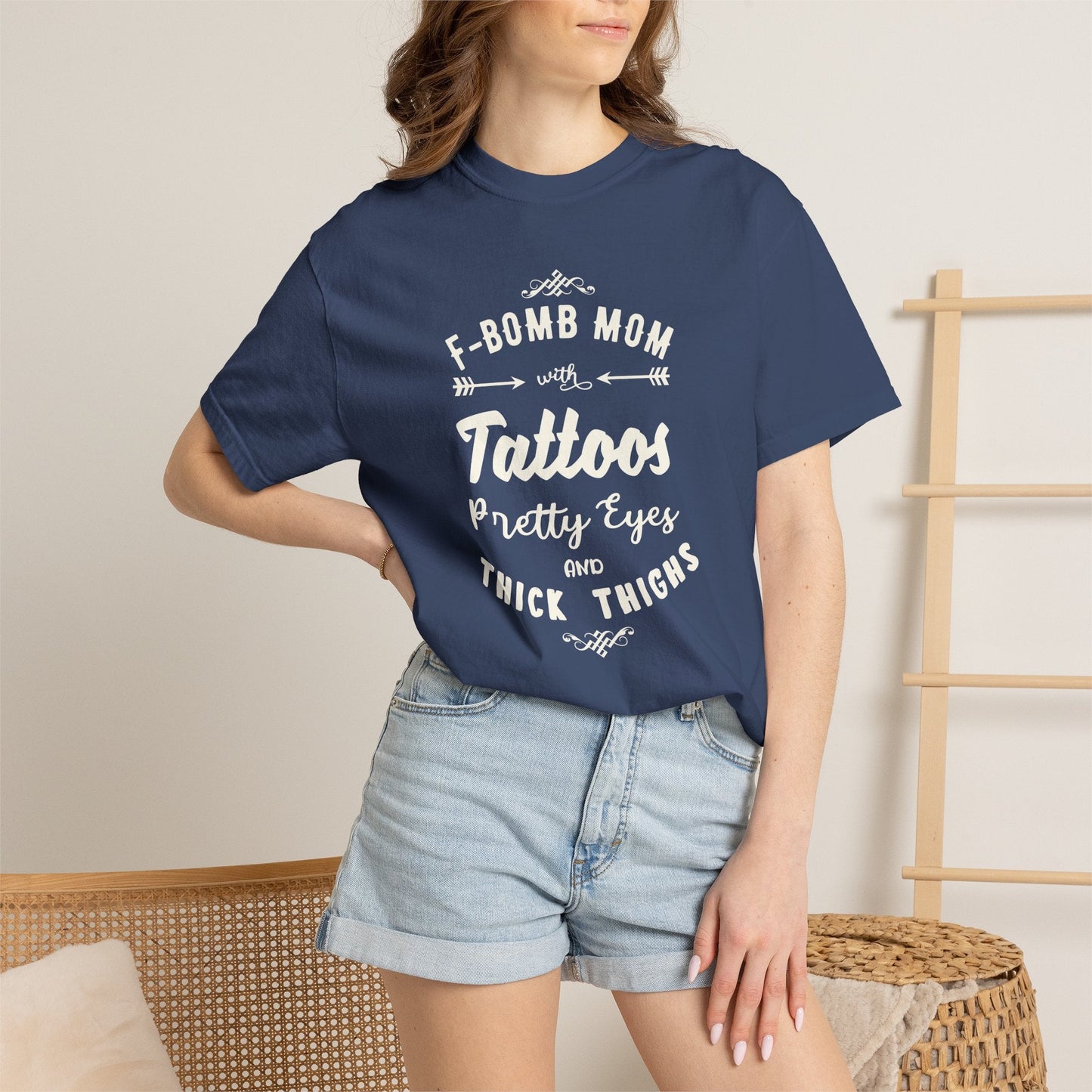 Mom T-shirt Mother's Day Mama Tee Unisex Comfort Colors Garment-Dyed Cotton h37