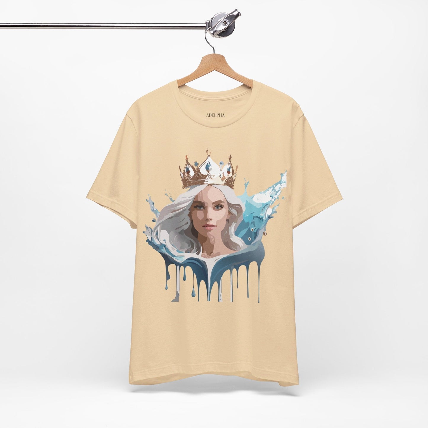 Queen Graphic T Shirt By Adelpha Unisex Jersey Short Sleeve Vintage Inspired Art Tee