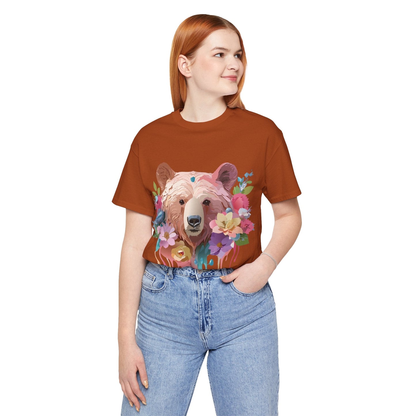 Bear Graphic T Shirt Unisex Adelpha Vintage Art Design Tee Edition