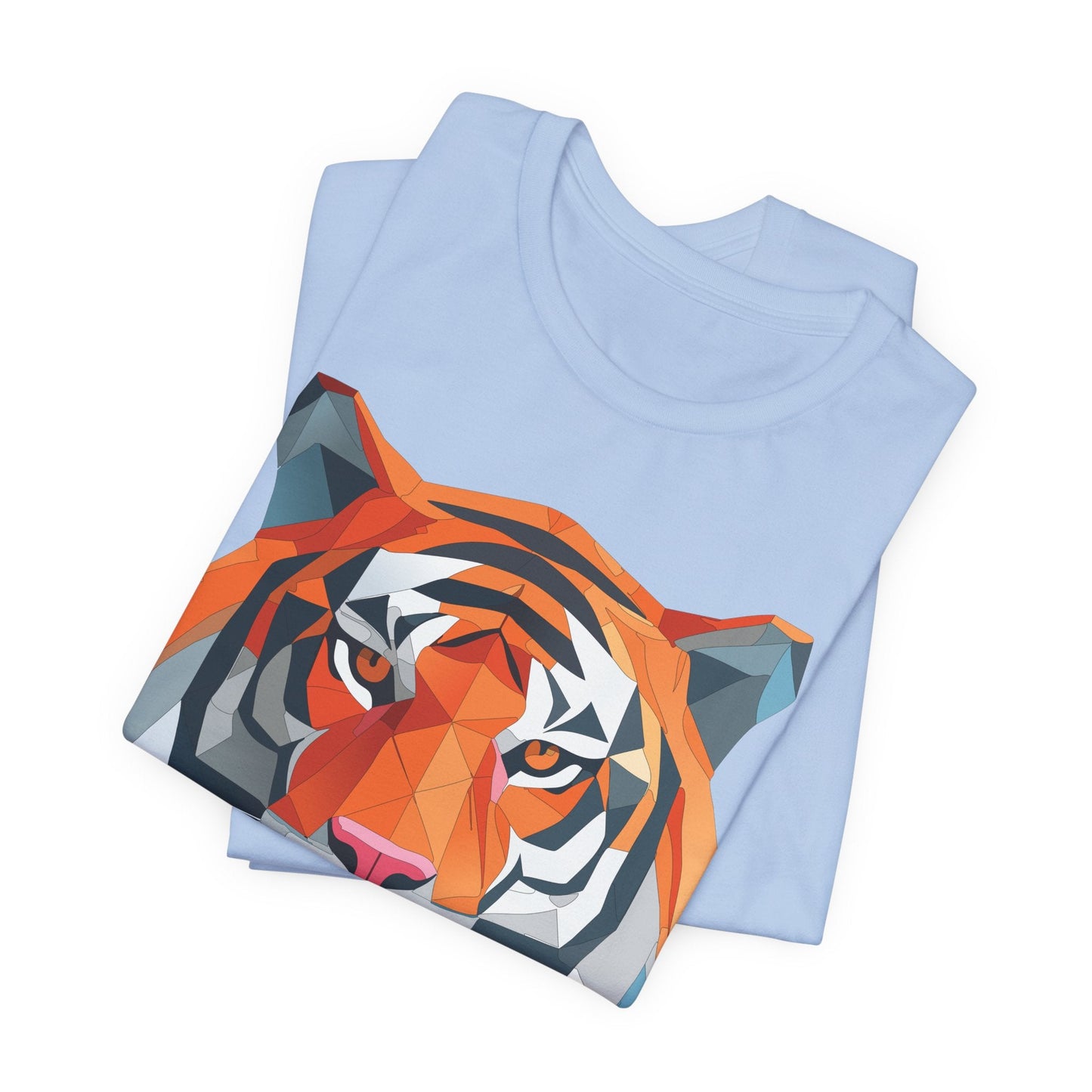 Unisex Animal Artwork Tee Shirt With Wild Animals Design For Everyday Wear And Comfort