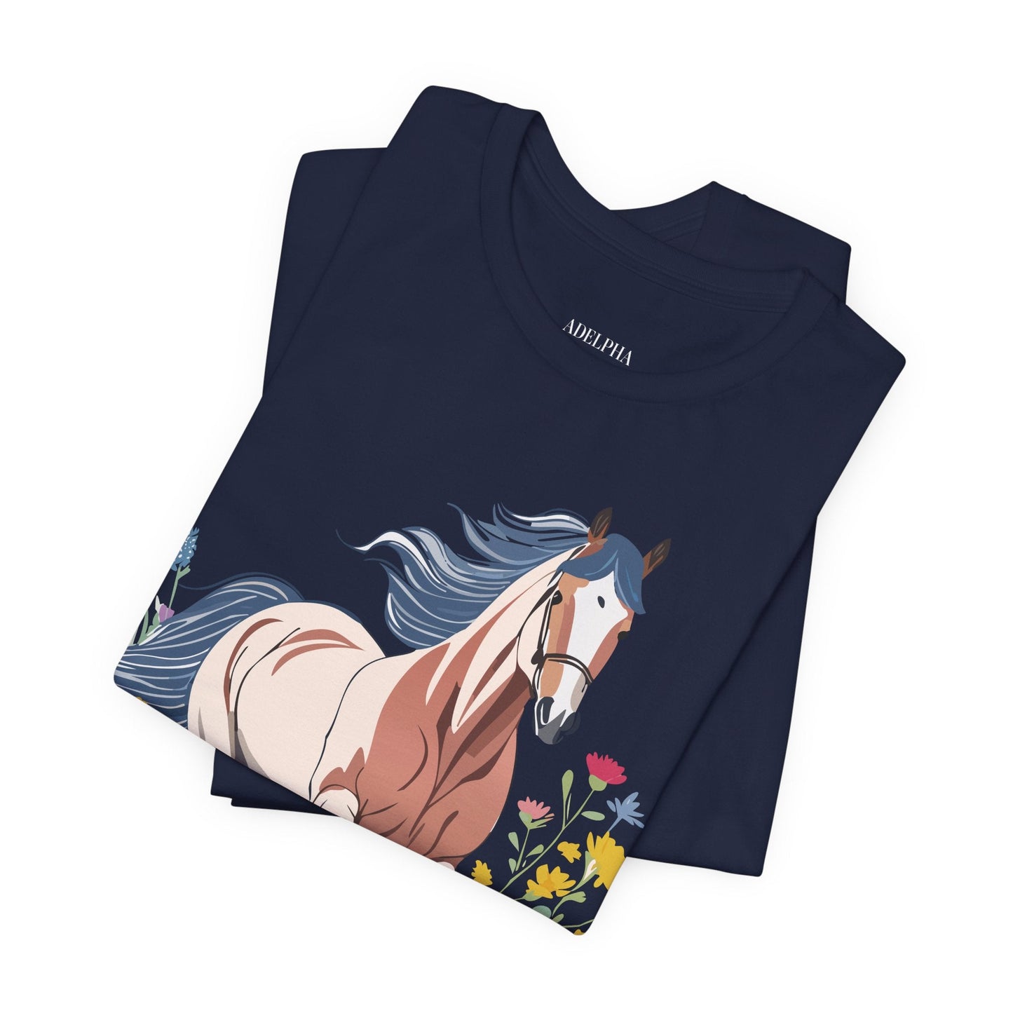 Horse Graphic Unisex 100 Cotton Vintage Animal Art T-Shirt 10