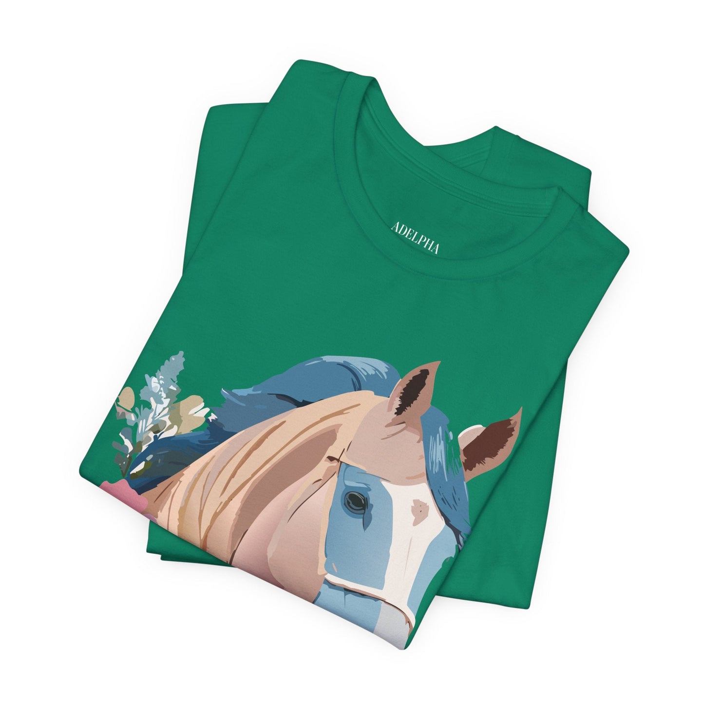 Horse Graphic Unisex 100 Cotton Vintage Animal Art T-Shirt 12