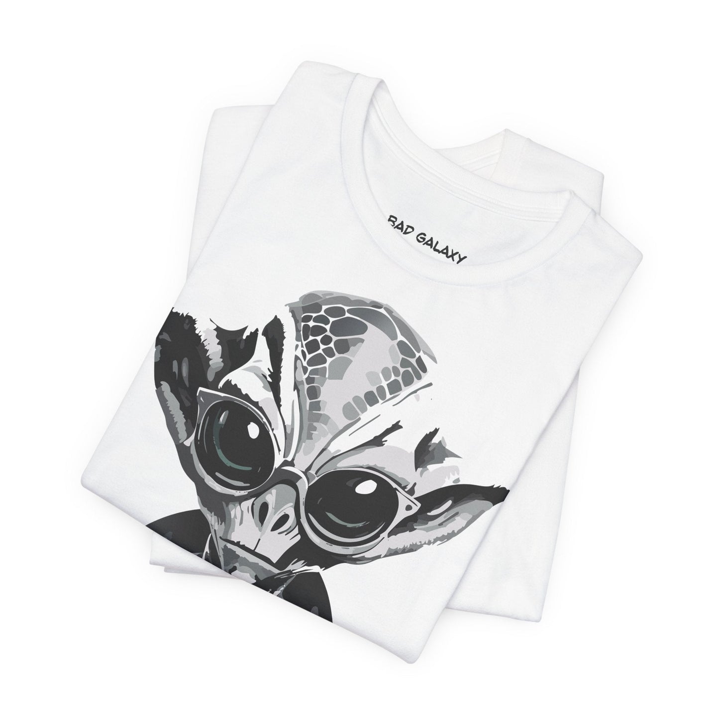 Alien Tee Shirt From Bad Galaxy Made To Order 100 Percent Cotton Eco Friendly Inks