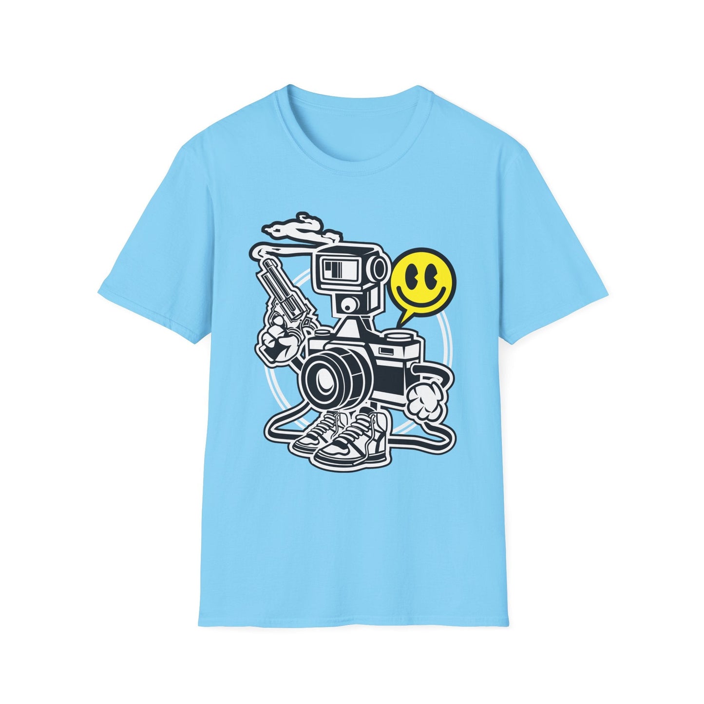Cartoon T Shirt Animation Graphic Tee Unisex Funny Tee Shirt Gildan Softstyle 64000