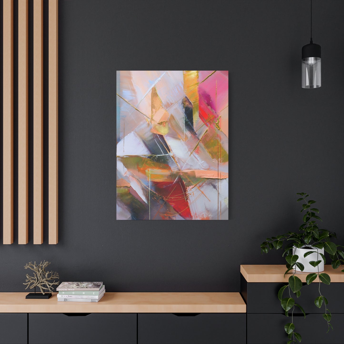 Abstract Oil Painting Print Canvas 20x24,20x30,24x30 24x32,24x36,30x40 32x48,36x48,40x60 Pine-Wood Inner Frame ABS-179