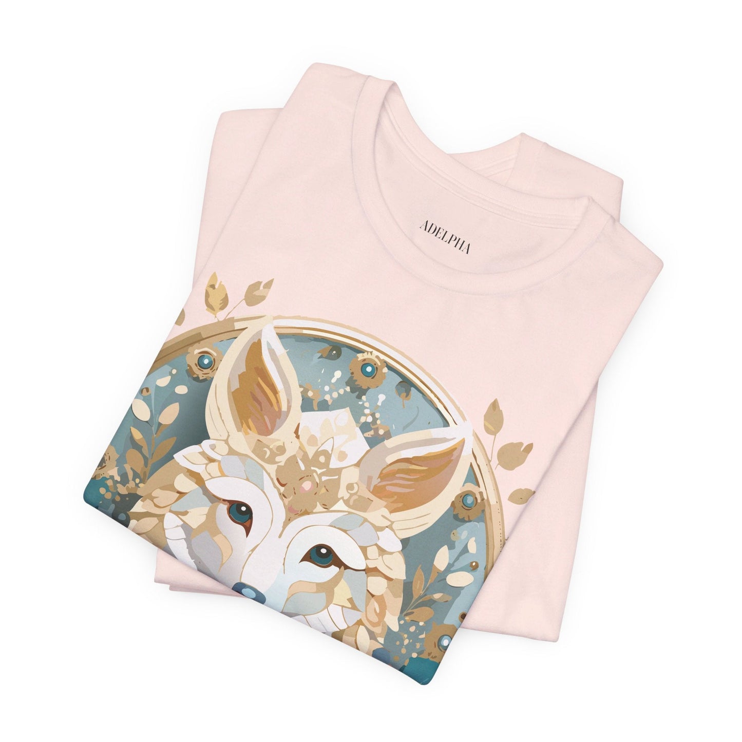 Adelpha Medallion Graphic Tee Unisex Short Sleeve Jersey Shirt With Vintage Artwork