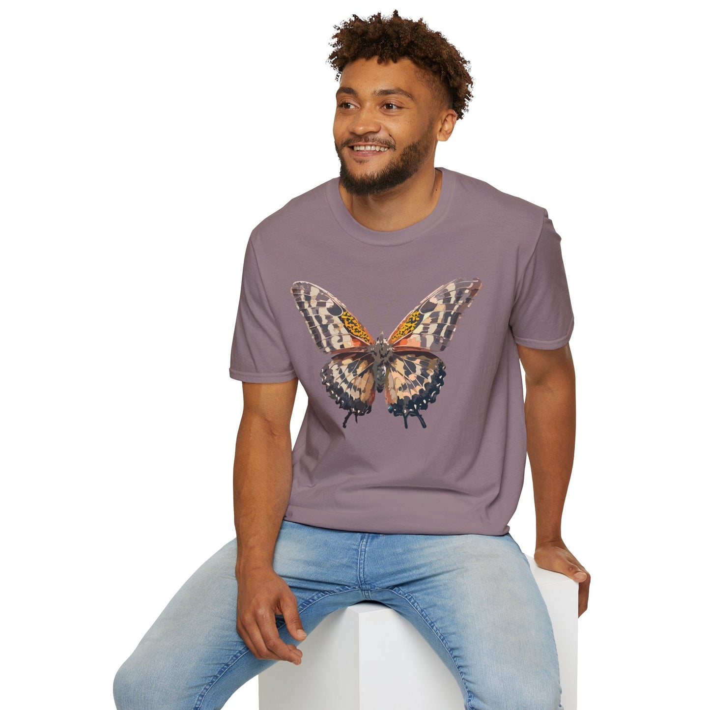 Butterfly Shirt Unisex Tee Monarch Butterfly Tee Softstyle Gildan 64000 Classic Fit