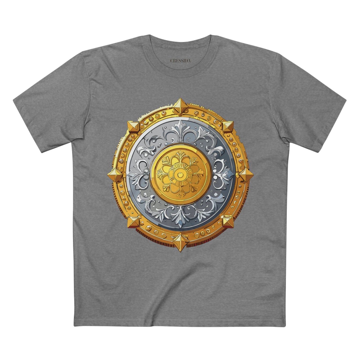 Antique Gold Coin Graphic Design T-Shirt Unisex 100 Cotton With Golden Print Artwork Tee 22