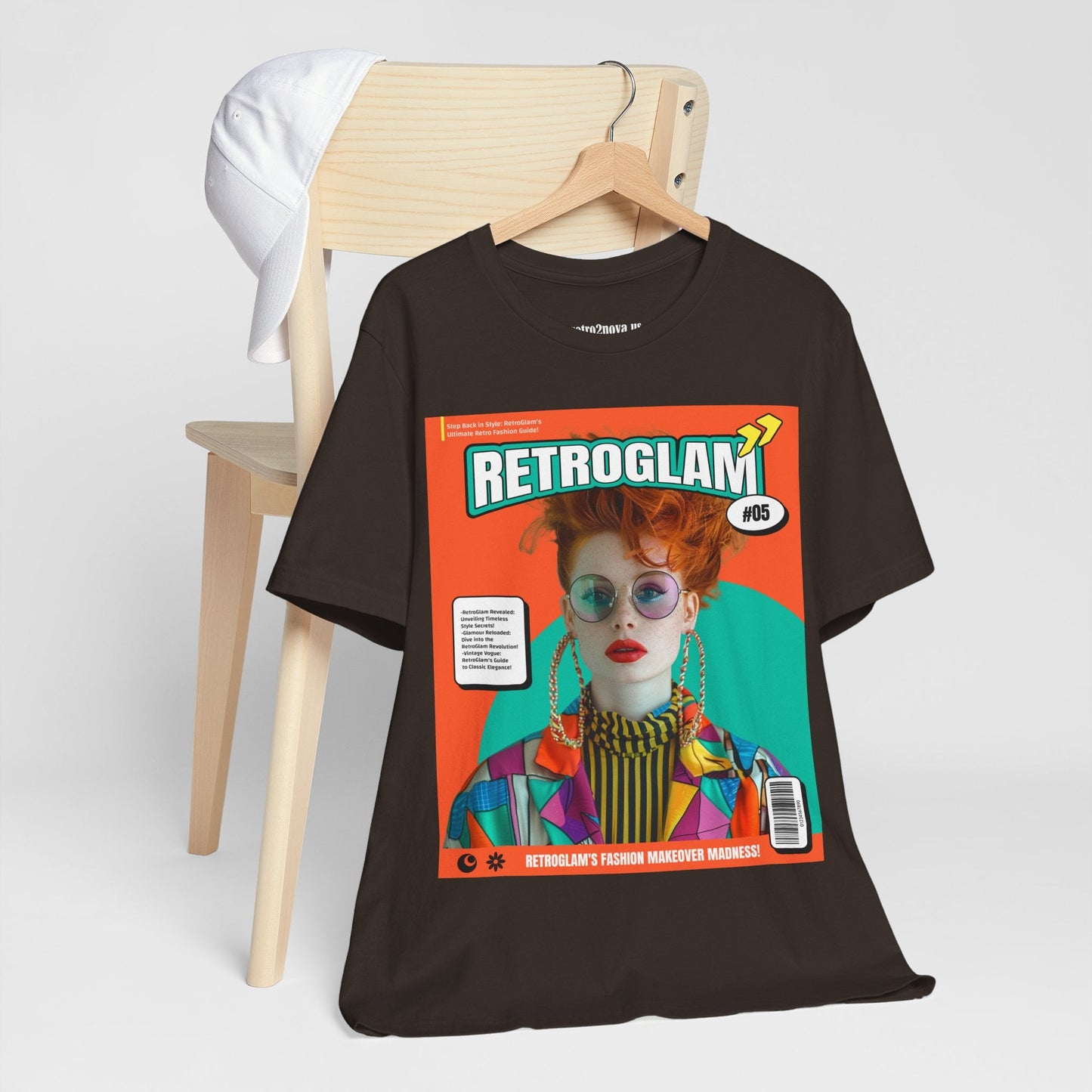 Magazine Cover Shirt Unisex Short Sleeve Tee Lightweight Breathable Fabric